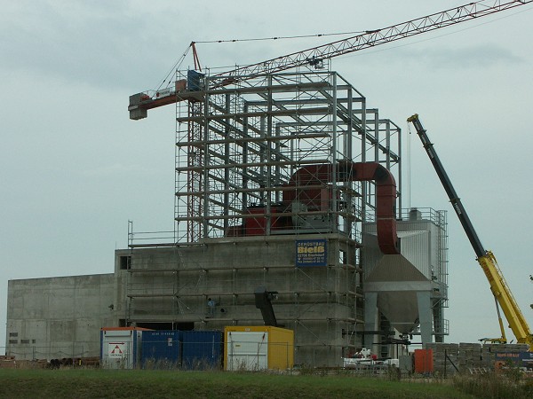 Sondergerüste: Biomassekraftwerk Löbau in Sachsen.